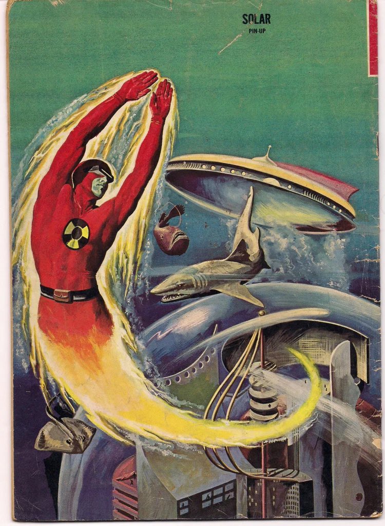 BrianWPrescott's tweet photo. #DoctorSolar Man of the Atom ⚛️ #GoldKey 🔑 cover &amp; back cover https://t.co/W8PwZCtNTE