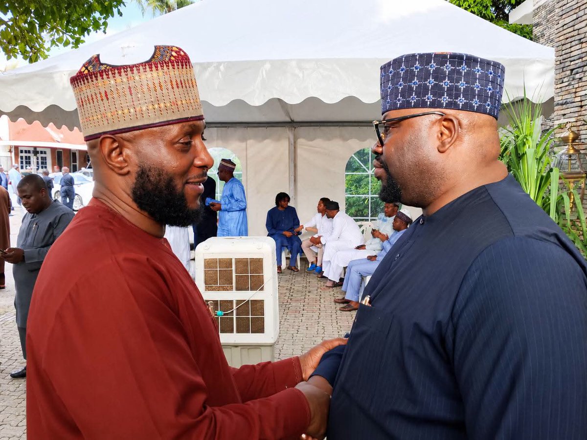 AdamuAtikuA's tweet photo. I paid a condolence visit to the family of Alhaji Usman Tugga following the painful passing of his beloved son, who recently died in Abuja. I extended my heartfelt condolences to the bereaved family and prayed that Almighty Allah (SWT) grants them the strength, patience, and fortitude to bear this painful loss.

I also prayed that Almighty Allah forgives the shortcomings of the deceased, grants him Al Jannatul Firdaus, and comforts the entire family during this difficult time. Ameen.