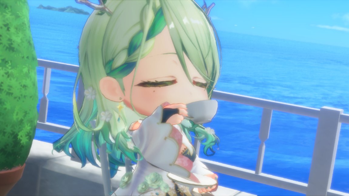 HanayoNyan's tweet photo. 💚🍵 https://t.co/VtYUljxpYF