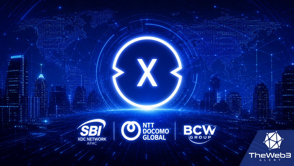 theweb3alert's tweet photo. $XDC just ran one of the fastest institutional validator onboarding stretches in its DLT history

From May thru July...

12 regulated firms became masternode validators on XDC Network

Institutions are OFFICIALLY onboard with XDC

Let's run it back & see what's happened lately:

It started in May, at Consensus Miami.

Republic announced they were joining.

One of the largest retail-accessible tokenization platforms in the US, now running infrastructure on XDC.

Animoca Brands joined shortly after.

They already run validators across 34+ other chains.

This wasn't a first-timer testing the waters.

Then Clearpool joined.

$930 Mil+ in loans from their platform.

Choosing to secure the same network that had just crossed $1B in tokenized assets.

BCW Group & stakeFi joined on the same day.

A Hong Kong operator running infra across 60+ chains.

Then June hit, and the pace doubled.

SettleMint joined first.

The team behind DALP, the platform institutions actually use for digital asset issuance.

They signed on right as XDC crossed that $1B RWA TVL mark.

InvestaX, IXS Finance, Blueprint Infrastructure & Hivemind Digital Group, all followed shortly after.

All four, same day.

But we're not done yet.

Then July brought NTT DOCOMO GLOBAL.

XDC's first telecom validator in Japan.

Sitting right alongside the SBI XDC Network APAC joint venture.

On top of this... The news broke shortly after SBI XDC had advanced their joint venture with Toppan around vLEI use.

All choosing XDC, independently of one another.

Reminder... every single one locked a minimum of 10M $XDC just to participate.

The validator set isn't just growing...

It's becoming a map of who's actually serious about enterprise DLT right now.

There's levels to this game.

And XDC has been playing the long term game all along... We're now watching the payoff