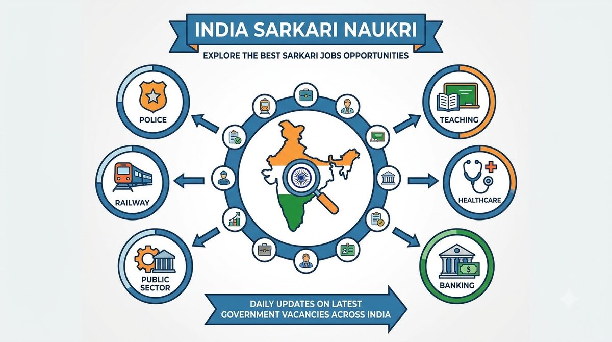 launchnodex's tweet photo. Explore the best Sarkari Jobs opportunities with India Sarkari Naukri. We bring daily updates on the latest government vacancies across India including police, railway, teaching, banking, healthcare, and public sector jobs. Visit: https://t.co/jDtsxup9Ua https://t.co/WPeaQsLg8S