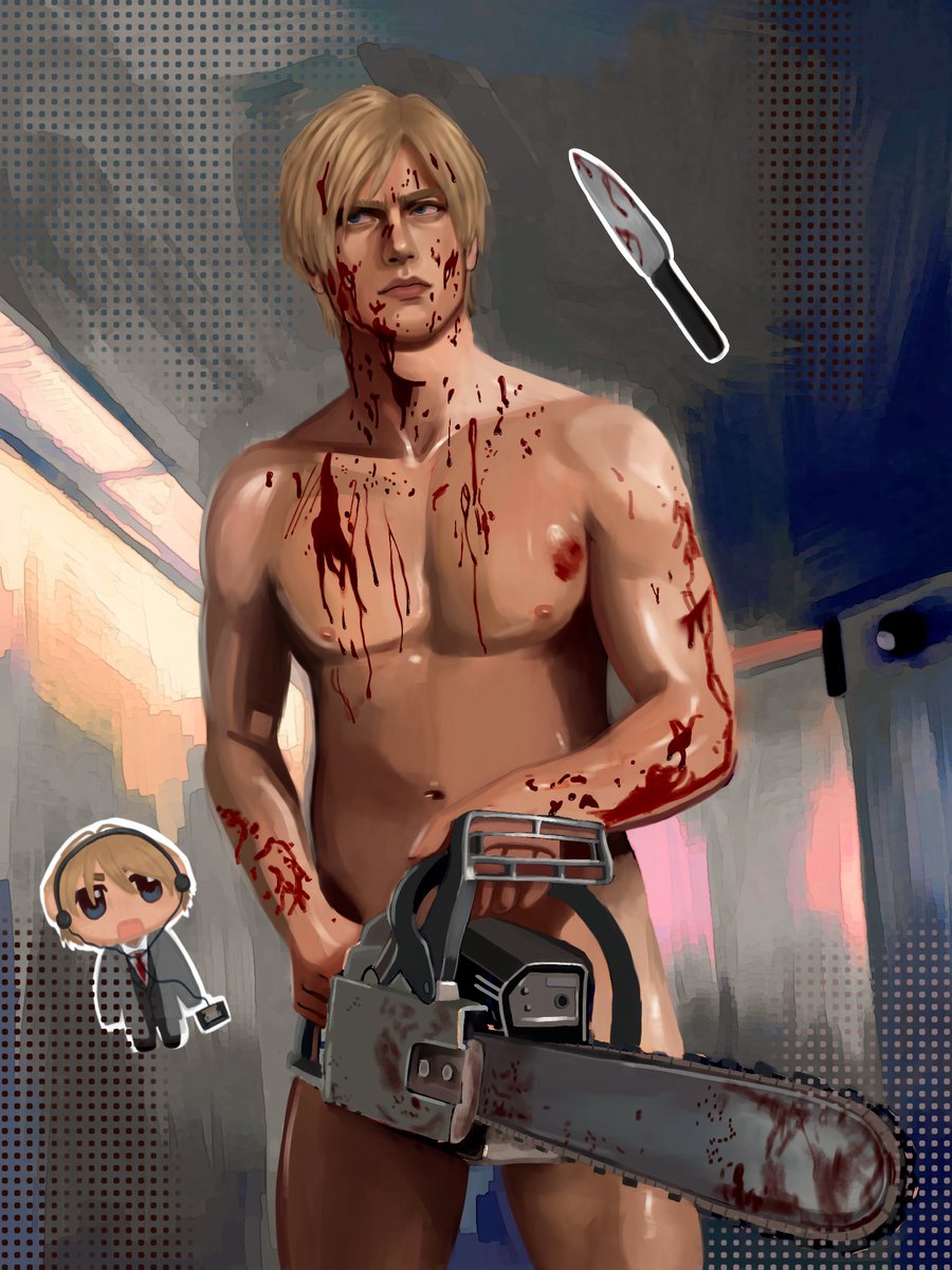 nyancotine's tweet photo. american psycho 🔪

#leonkennedy https://t.co/WWZaSl2s4t