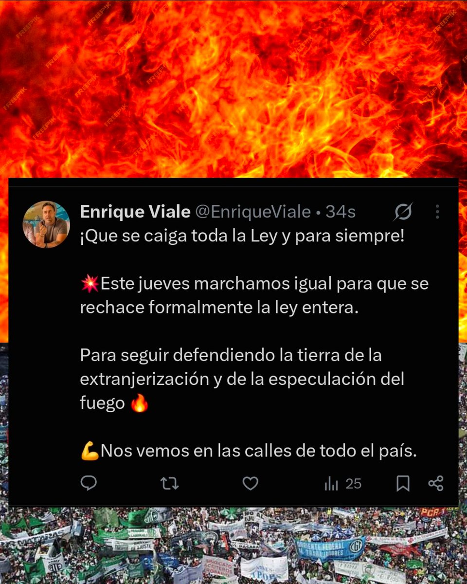 EnriqueViale's tweet photo. Nos vemos en la plaza!!! https://t.co/p6unZBRWSS