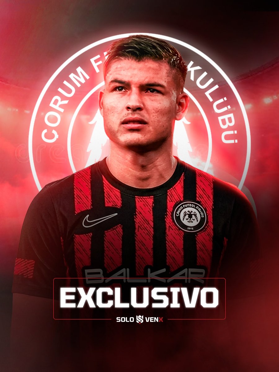 SOLOVENEX_'s tweet photo. #𝐄𝐗𝐂𝐋 | Ramirez al fútbol turco. 🚨🇹🇷 

Jesús Ramírez tiene todo listo para ser anunciado como jugador del 𝐂̧𝐨𝐫𝐮𝐦 𝐅𝐊 de la primera de Turquía.

Viene de anotar ¡𝟏𝟗 𝐆𝐎𝐋𝐄𝐒! en 34 partidos en la última temporada con el @cdnacional de Portugal.

#SVX / #Fichajes https://t.co/zfihcPwfoH