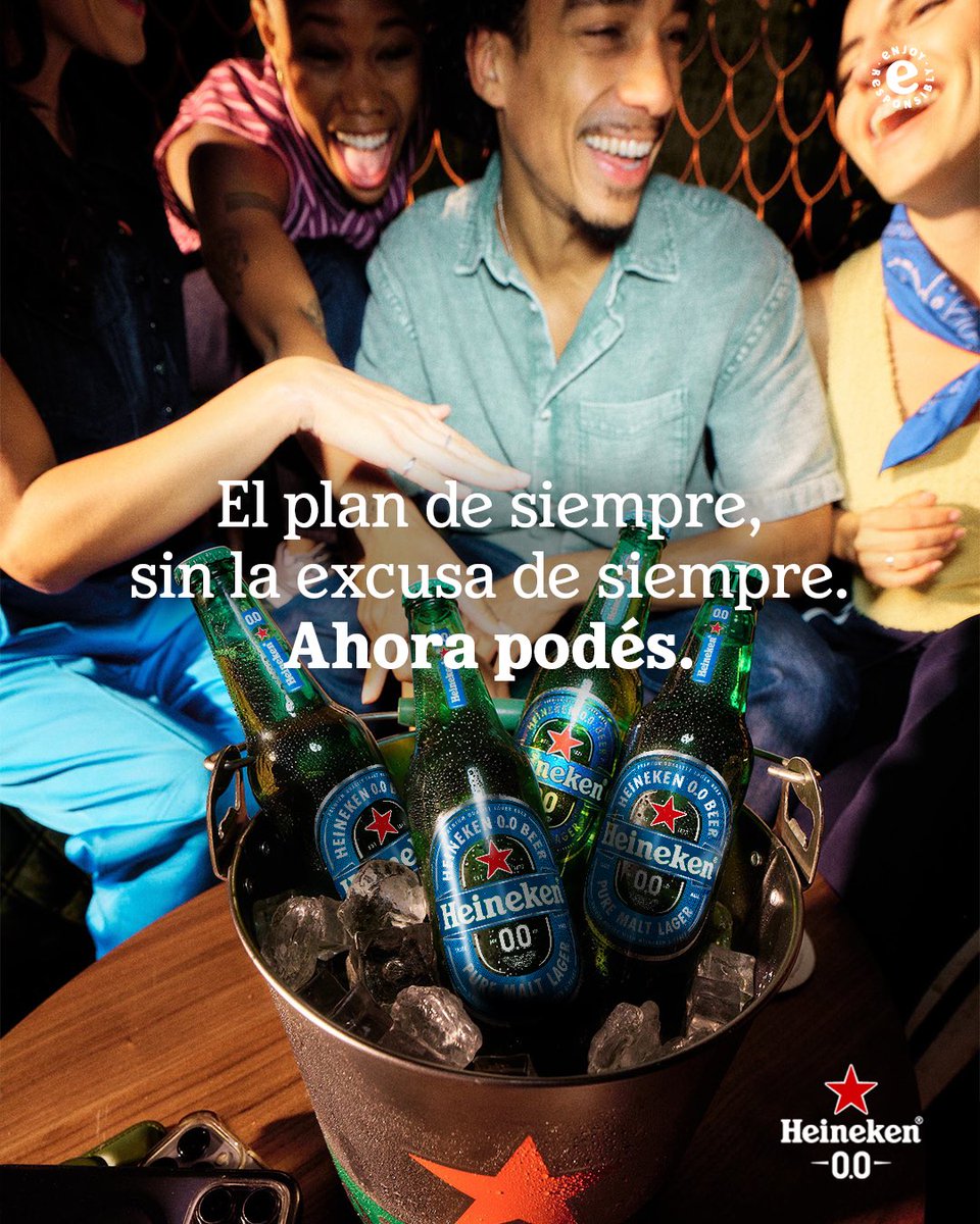 HeinekenPy's tweet photo. El plan de siempre no tiene por qué cambiar. https://t.co/SBnUyuAYmV