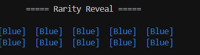 1307Kat's tweet photo. "All Blu-"
*Faithed away*
#BlueArchive

(nearly releasing BA Gacha Simulator (console) soon, I'll correct this bug first💢💢💢) https://t.co/Q1FQ8relfH
