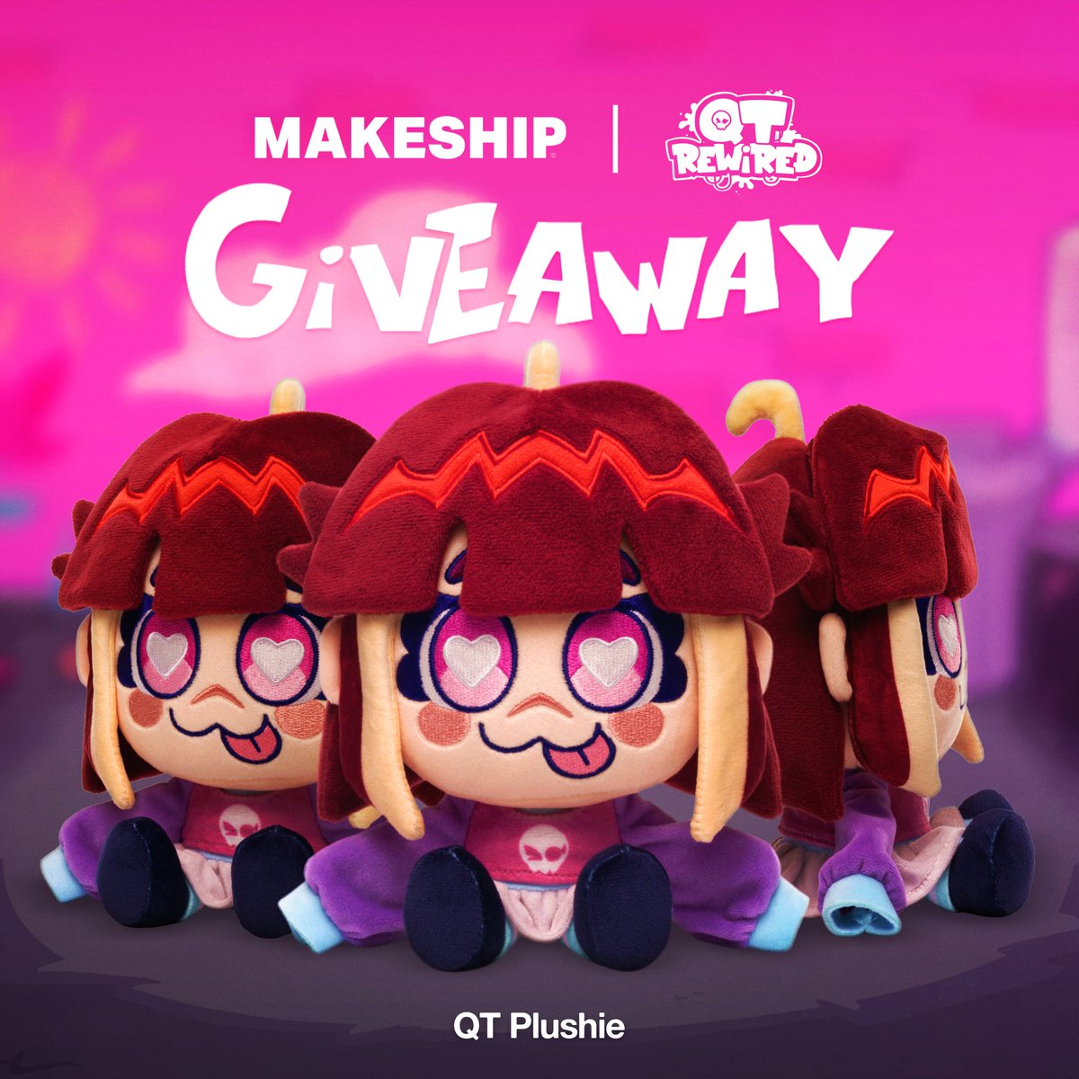 QT_Developers's tweet photo. 🎉 QT PLUSHIE GIVEAWAY!! 🎉

We're giving away 3 QT Plushies, and entering couldn't be easier!

✨ Follow @Makeship and @QT_Developers
🔁 Retweet this post

Three winners will be randomly selected once the giveaway ends on August 8 at 4:00 PM (ET).

Good luck to everyone!

#QTRewired
#Makeship