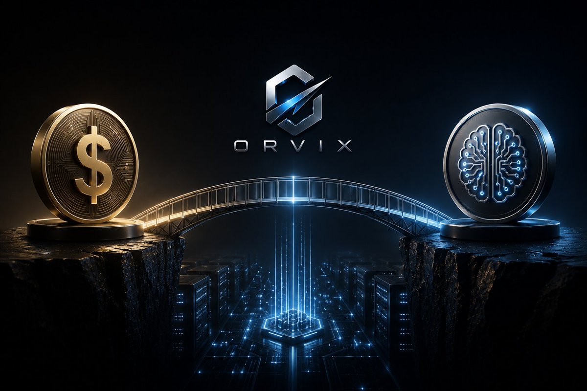 Orvixhq's tweet photo. Crypto has:
 • Money
AI has: 
 • Intelligence
ORVIX provides: 
 • Infrastructure

The bridge between both worlds.

$ORVX
Compute For Everything AI https://t.co/0Jdi5ENg4H