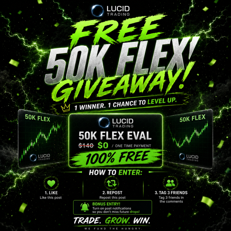 RealPeterK_'s tweet photo. 🎁 Giving away a free Lucid $50k Flex

Rules to enter:

1) Follow me @RealPeterK_ 

2) Like/repost this tweet

3) Tag 3 unprofitable friends in the replies

Winner will be announced on 8/10 at 6pm EST.

Use code "PK" on Lucid Trading if you want more giveaways like this.

Daily giveaways going on in my free Discord too.

https://t.co/imRKDDWOyi