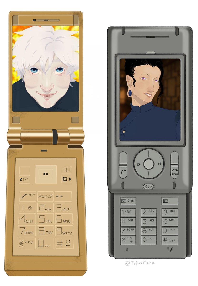 ToffeeMothee's tweet photo. #gojo #geto #goge
Their fuckass phones https://t.co/kUCnfCOGRi