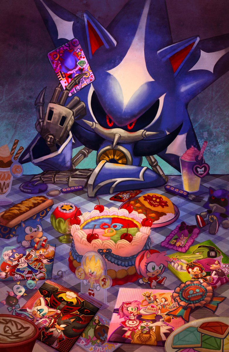 MintyMido's tweet photo. stayed up till 5am to get the submission in on time monday morning!! :'D here's my tribute to my favorite game &amp; the one that made me a sonic fan as a child - Sonic Heroes <3 https://t.co/YvzFoGN1Iw
