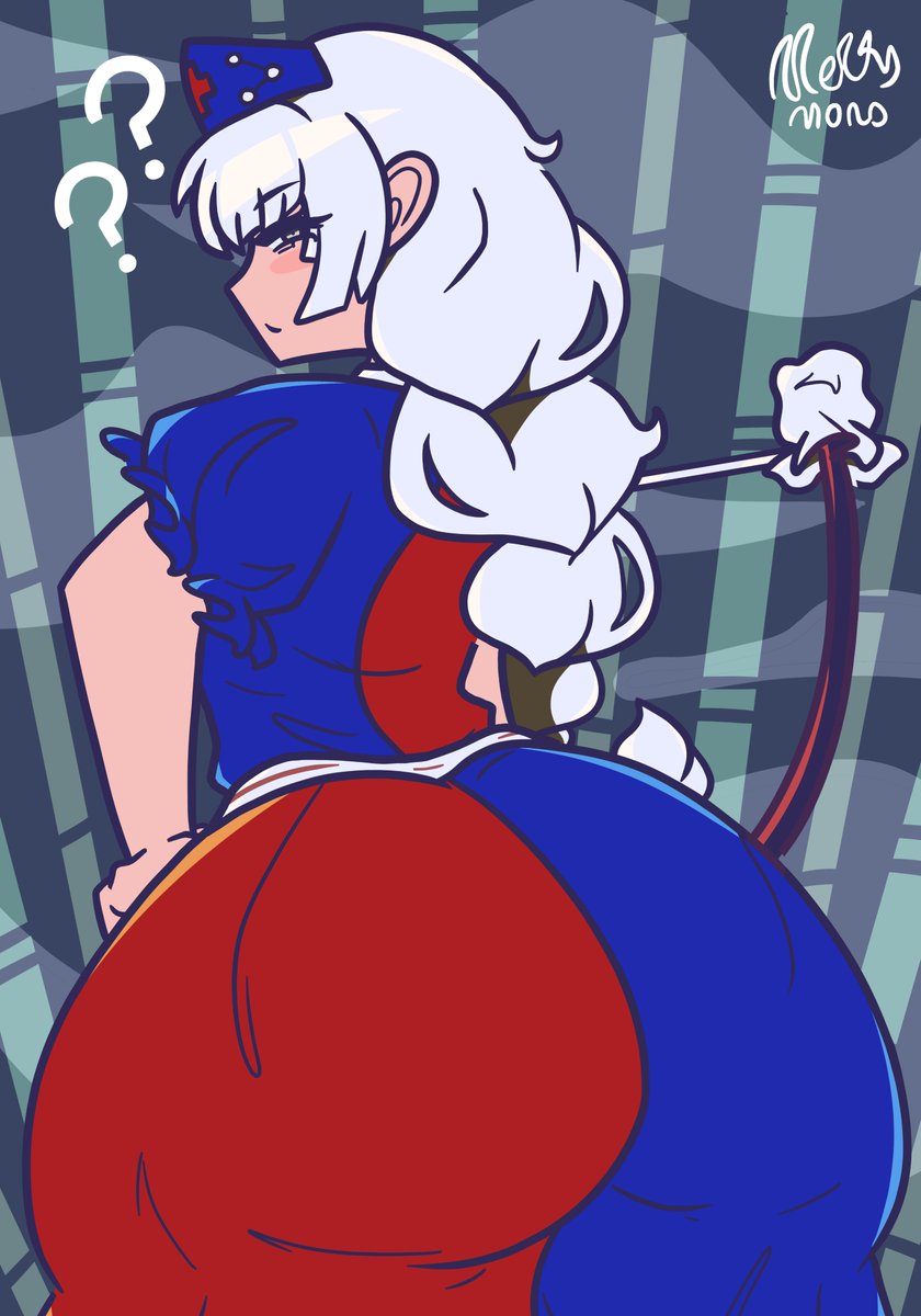 meltymono's tweet photo. eirin caught you glaring #touhou https://t.co/jV357ELCuS