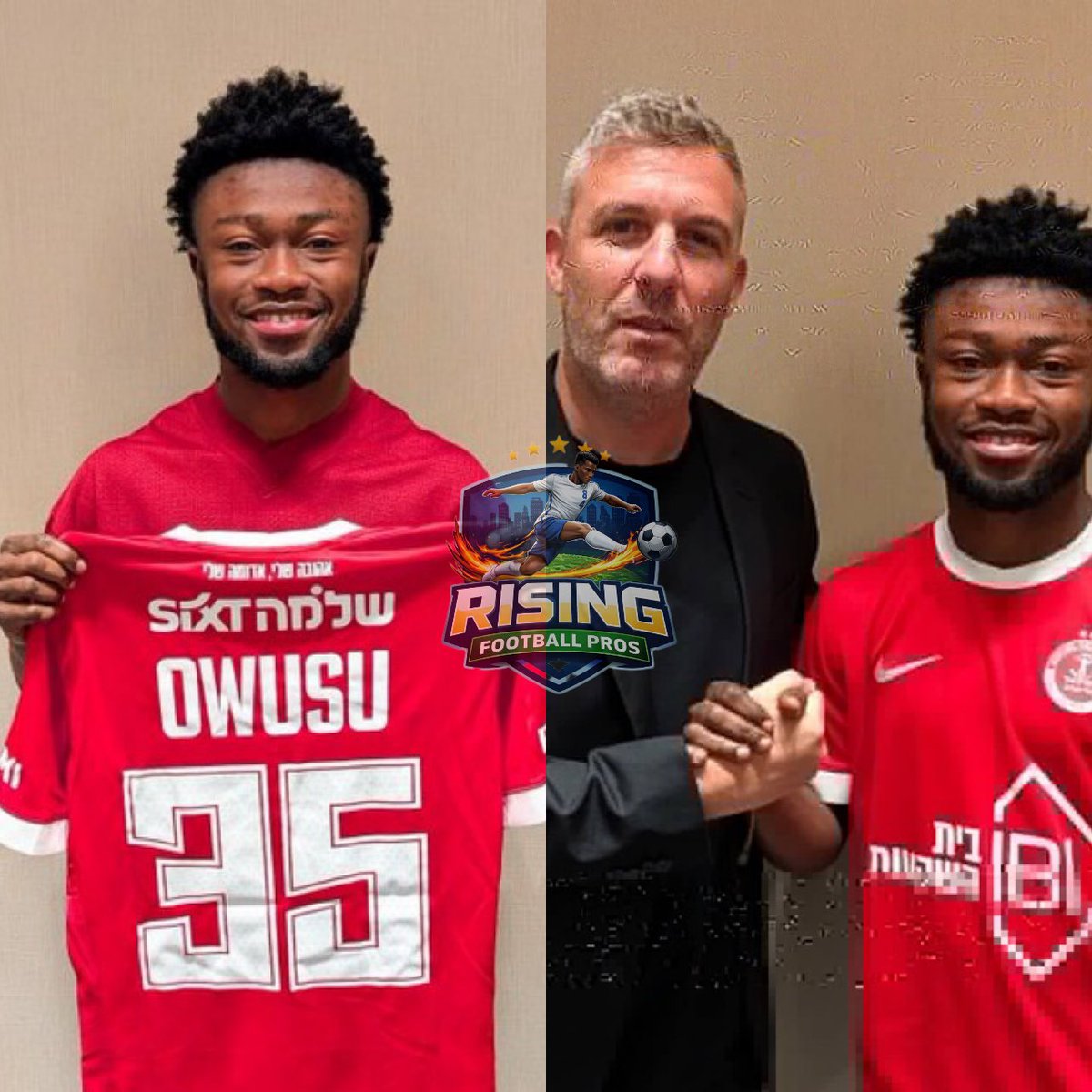 legend_ba1's tweet photo. Douglas Owusu completes a four-year move to Hapoel Tel Aviv from Red Star Belgrade. New chapter begins for the Ghanaian winger. 🇮🇱🇬🇭

#RisingFootballPros #TransferNews #GhanaFootball #MadeInGhana #Talent #FutureStar https://t.co/Ux2JcHSYUG