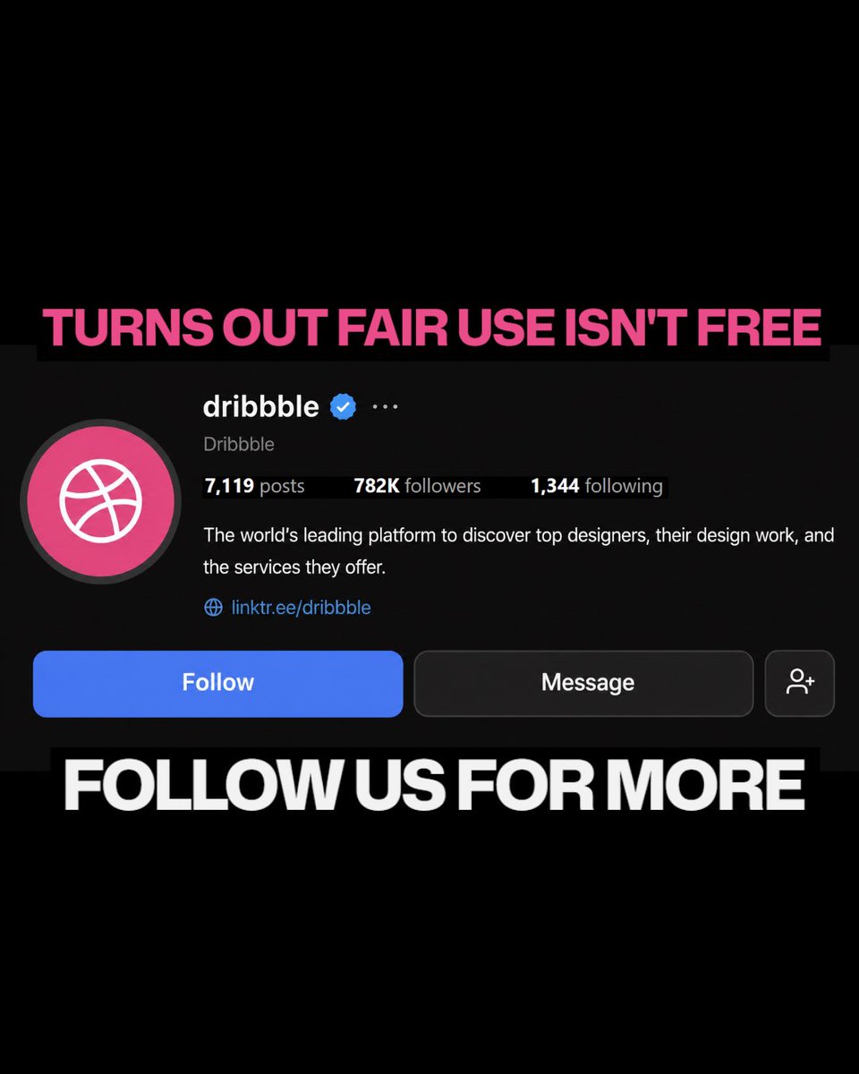 dribbble's tweet photo. The Suno story has everything every mark of an evolving drama: a landmark European court ruling, 55 million exposed users, and leaked source code that revealed exactly how they'd been training their models all along. And for once, it's not just a music industry problem.

Every creative field is watching this case. Because if training AI on someone else's work holds up as fair use, the implications go well beyond music.

#Suno #AIMusic #Copyright #DesignNews #MusicIndustry
