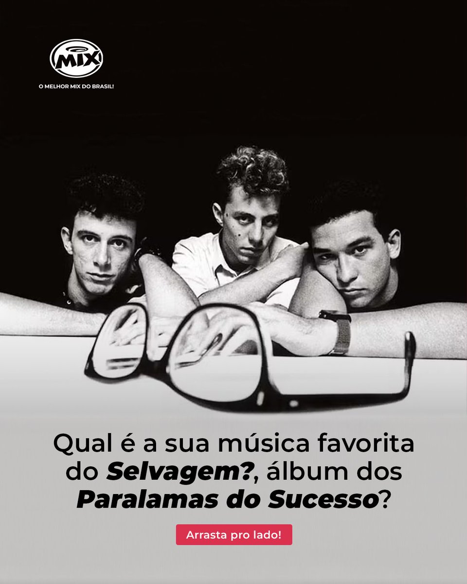 radiomixfm's tweet photo. Qual é a sua música favorita do álbum "Selvagem?", dos Paralamas do Sucesso? 👀 Conta pra gente aqui nos comentários! 🤩

🚨 E vale lembrar: sabia que você tem a chance de ouvir esse disco AO VIVO? 😱 Pois é, a banda estará no C6 no Rock para apresentar o lançamento que marcou a história da música brasileira. O festival vai rolar nos dias 22 e 23 de agosto, no Parque Ibirapuera, em São Paulo.