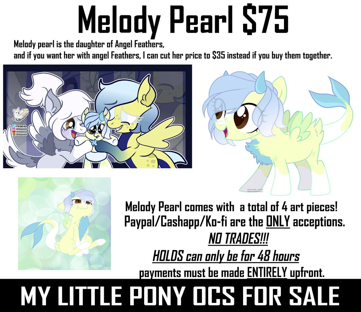 xFeatherSketchx's tweet photo. MASSIVE OC PERGE!! https://t.co/UPw9eMepx8
3 of my helluva boss ocs sold, so now all thats left is my MLP ocs and SU ocs!! PLEASE SHARE!! this helps me.... I REALLY needs the financial help ahghh
#mlp #mlpfim #mlpocs #mlpg4 #mylittlepony #mylittleponyoc #mylittleponyocs #mylittleponyfriendshipismagic #mylittleponyg4 #mylittleponygen4 #mylittleponyadopt #mylittleponyadopts #mylittleponyadoptables #mylittleponyocsforsale #SU #stevenuniverse #stevenuniverseoc #stevenuniversefanart #stevenuniversegemsona #stevenuniverseadopt #stevenuniverseadoptables