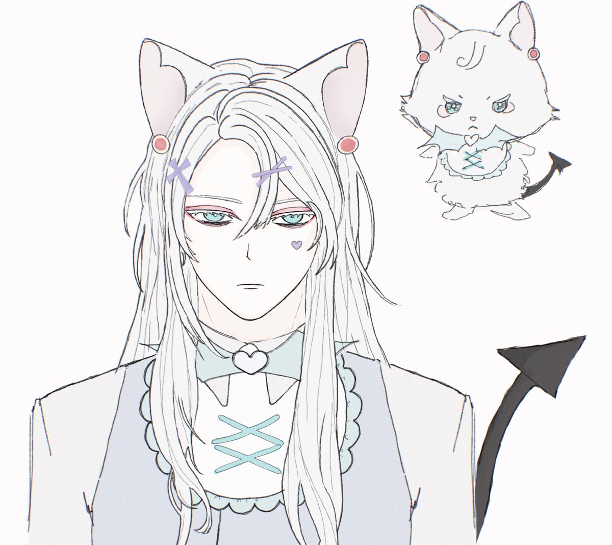 Death_Pachira's tweet photo. しろにゃこ https://t.co/aNm0safX77