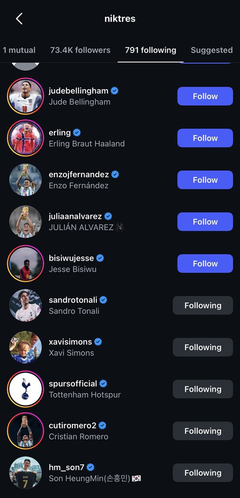 Zeus1882x's tweet photo. Got bored and decided to stalk players I heard we kept an eye on during the season to see if any follow us and Nicolò Tresoldi does #Inthebag https://t.co/w5sxTurcQP