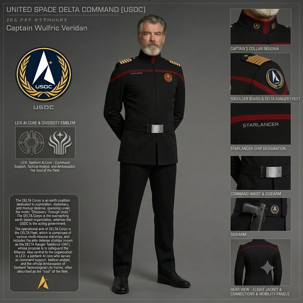 TheStarlancer's tweet photo. Here’s a look at what we imagine the leader of the Starlancer to look like, Captain Wulfric Veridan. Stern, serious, and committed to keeping the ship and crew safe, Veridan is a major character in the Starlancer series. https://t.co/OWyiQv6p0P