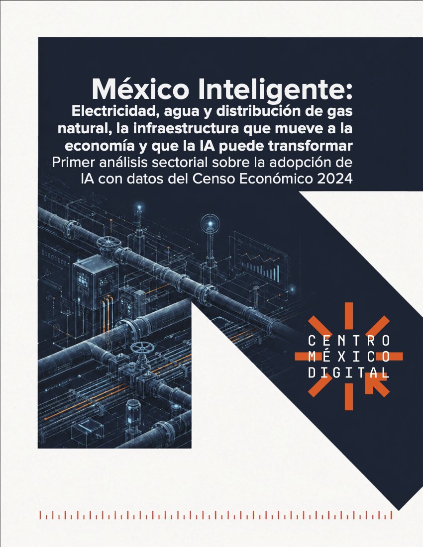 centromxdigital's tweet photo. El Foro México Inteligente cerró hace unas horas, con tres conversaciones que valdría la pena continuar.

Agradecemos a la Facultad de Ingeniería de la UNAM por recibirnos, a los comentaristas de los tres bloques por su lectura crítica de los resultados, y a quienes dedicaron su mañana a estar presentes y a preguntar.

Si hubiera que quedarse con una sola idea de estas tres horas, sería esta: en los tres sectores, la referencia a alcanzar no está fuera del país, sino en organizaciones mexicanas que ya recorrieron el camino bajo las mismas condiciones que las demás.

Los tres estudios de la serie México Inteligente ya están disponibles en nuestro portal: 
💵 Servicios financieros y de seguros: https://t.co/aIOgOKfJVC
📡 Medios y telecomunicaciones: https://t.co/b3qlwnohgT
💡 Electricidad, agua y distribución de gas natural: https://t.co/6Ajq33sZUq