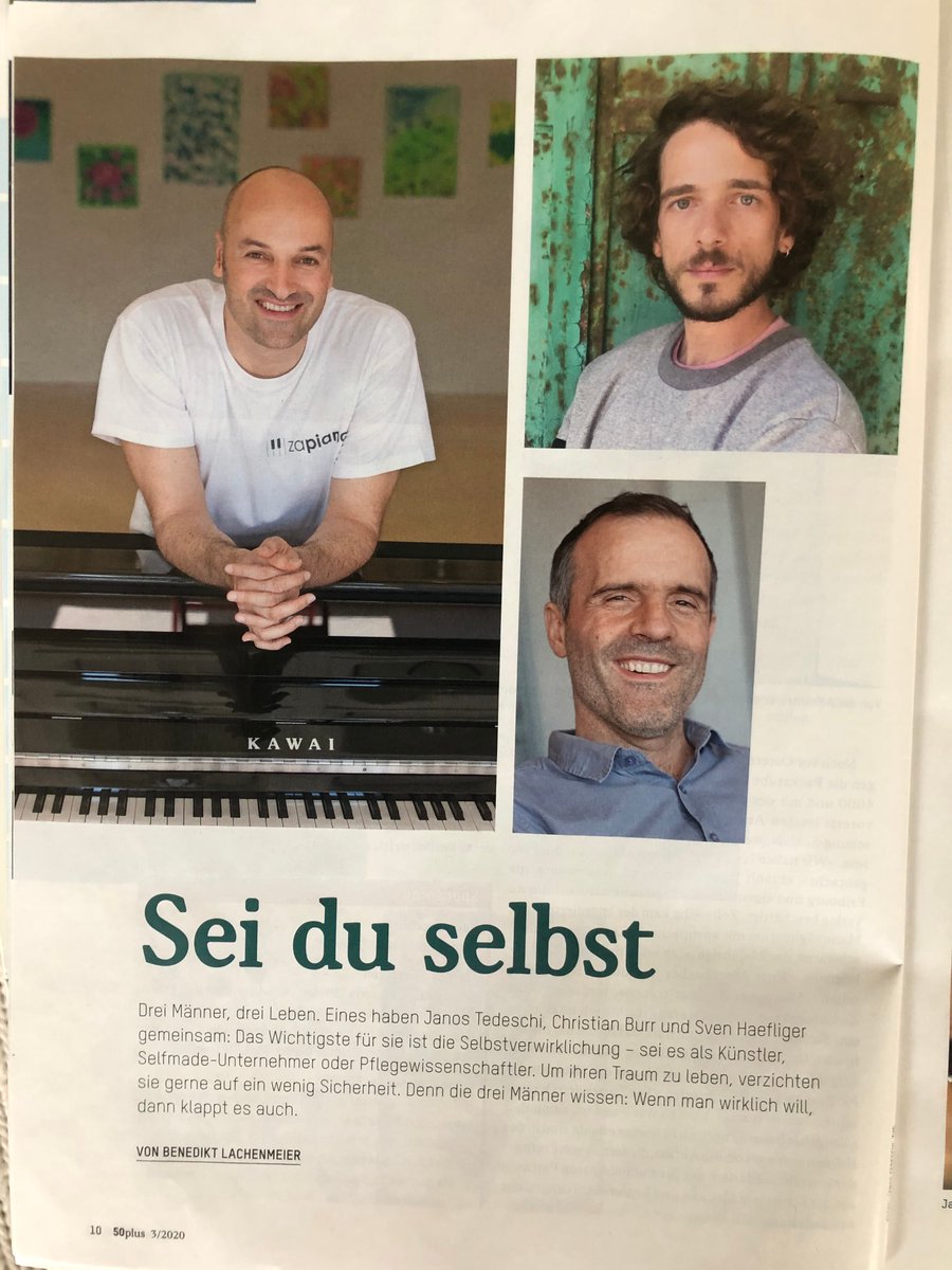 Zapiano_com's tweet photo. 𝗧𝗵𝗿𝗼𝘄𝗯𝗮𝗰𝗸 𝗧𝗵𝘂𝗿𝘀𝗱𝗮𝘆
 
2020 durfte ich dem Magazin 50 Plus ein Interview geben. Eine schöne Gelegenheit, über meinen beruflichen Weg und die Idee hinter Zapiano® zu sprechen. Vielen Dank für diese Möglichkeit! ✨
🌐 Mehr über Zapiano: https://t.co/CinApjB5CO https://t.co/2tqSiWkbLa