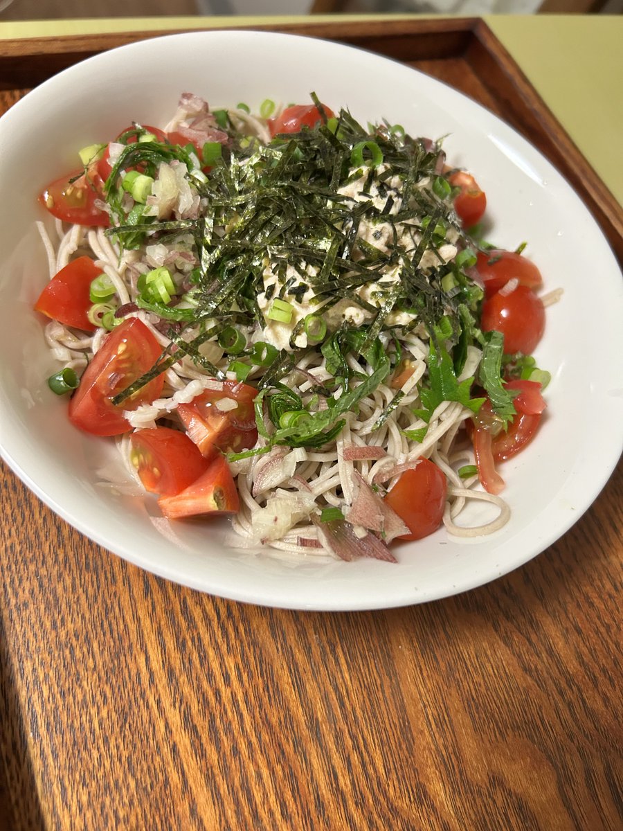 fnk275's tweet photo. おはよう😃ございます
夏はやっぱり冷たい麺類が欲しくなります https://t.co/LUhHvebEE2