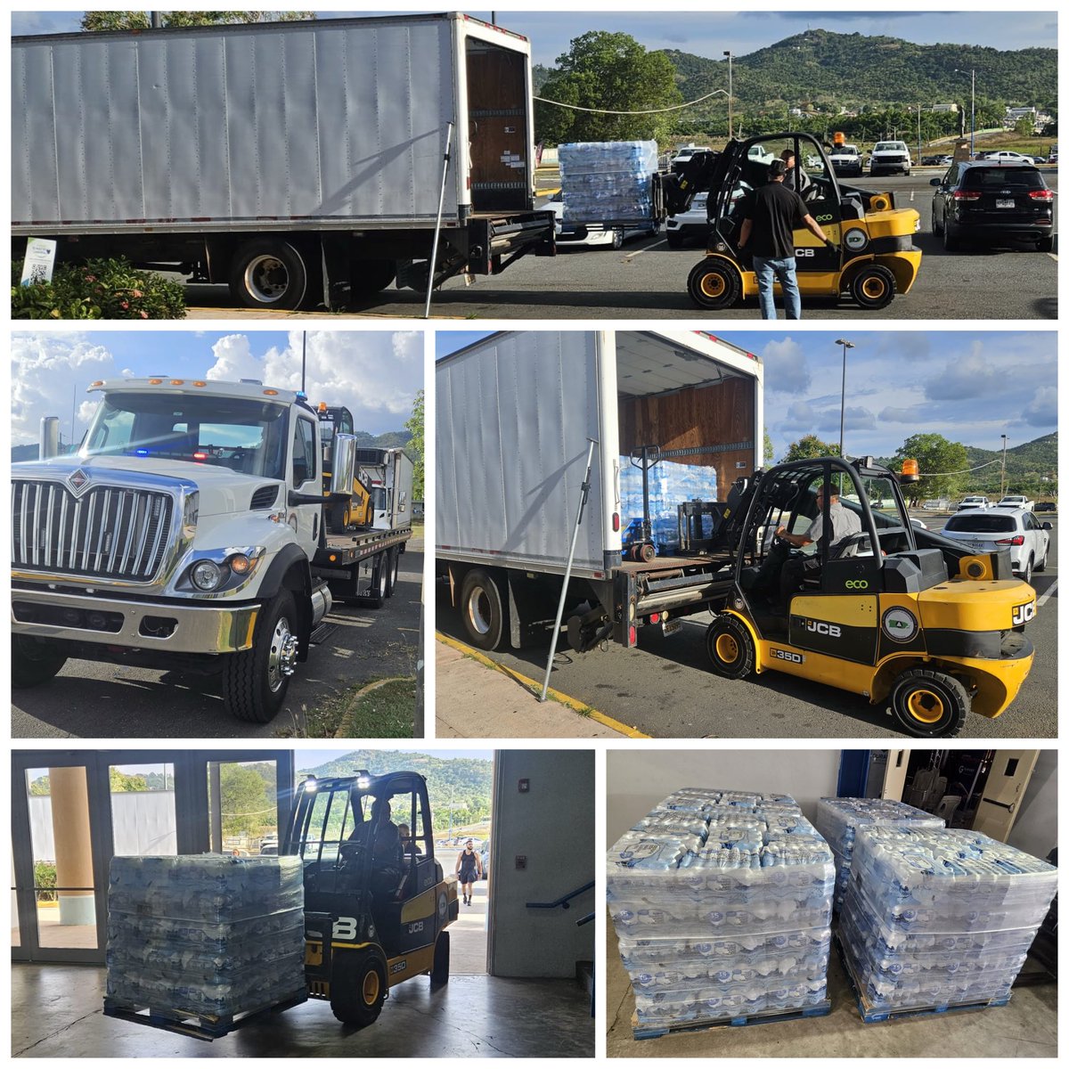 NMEADpr's tweet photo. También llegamos a Gurabo para suplir la zona de agua potable como parte de la misión de la gobernadora, Jenniffer González Colón, de asistir a las comunidades que se ven afectadas por interrupciones en el servicio debido a la sequía que impacta la isla. https://t.co/t9hOSdZXtp