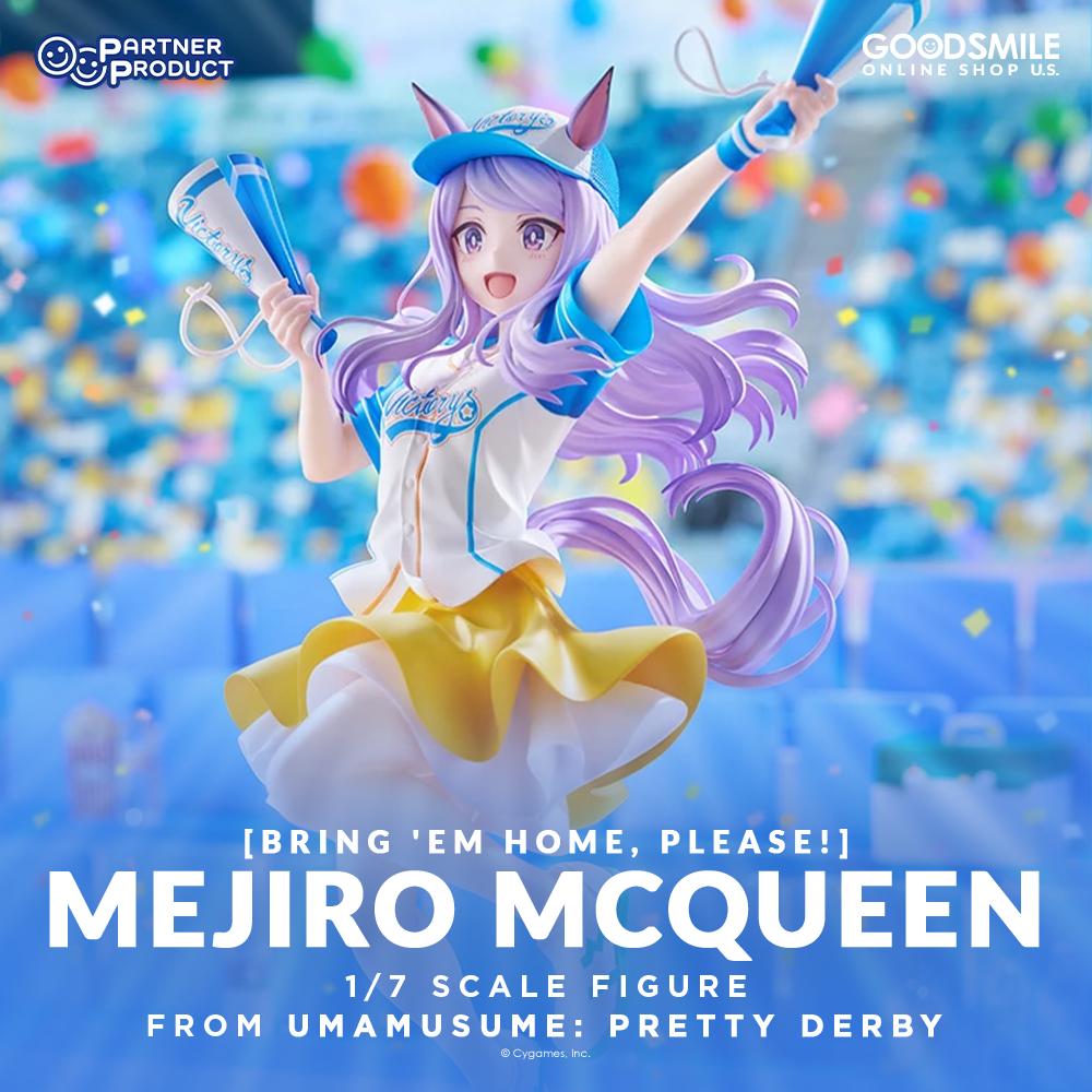 GoodSmile_US's tweet photo. Bottom of the 9th, bases loaded, and no time for composure! Channel the unbridled excitement and die-hard fan of Mejiro McQueen [Bring 'Em Home, Please!] in stunning scale form. Preorder now at GOODSMILE ONLINE SHOP US!

Shop: https://t.co/14qwhMQ8Co

#Umamusume #Goodsmile https://t.co/d1Zs95dDLf