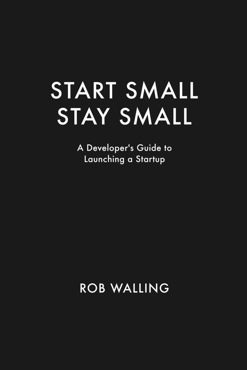 BookNoteApp's tweet photo. 9 books to start your first business:

1) Start Small, Stay Small by Rob Walling https://t.co/6FzubyaDX8