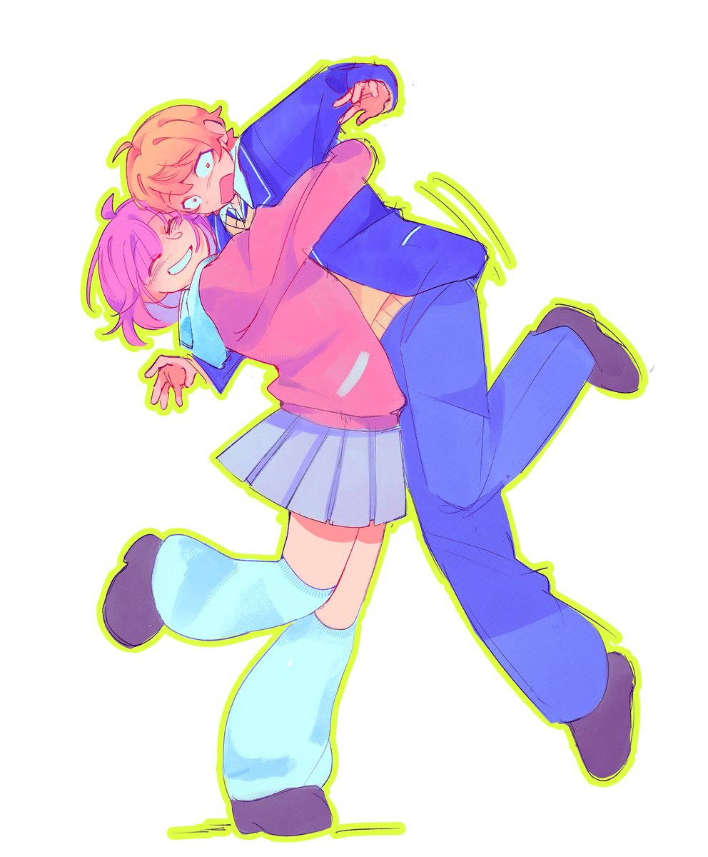 akunipii's tweet photo. THE HUGGERRR, she has a daily hug quota to meet #prsk_FA https://t.co/jqKv1CKzT7