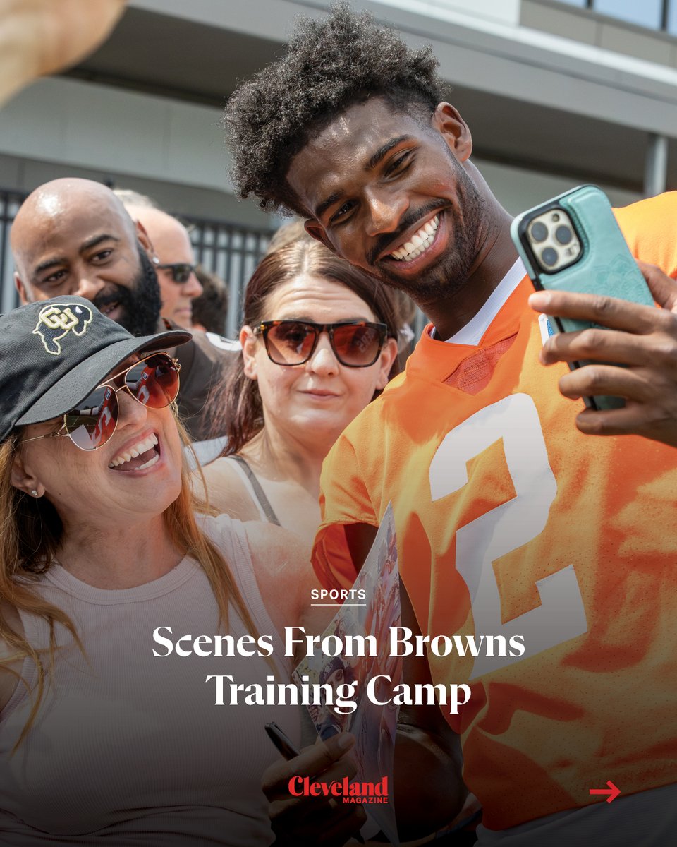 ClevelandMag's tweet photo. The Browns continue training camp this week in Berea with battles ahead at numerous positions along with getting to know new additions to the roster. The first preseason game remains more than a week away. The regular season opens Sept. 13. https://t.co/VxxCqpeEpd