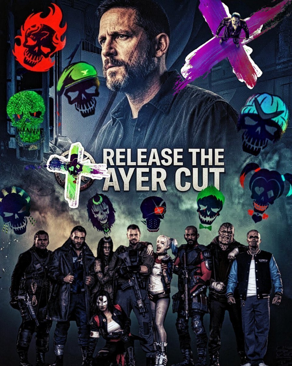 ResSnyderVerse's tweet photo. David Ayer’s Suicide Squad

#ReleaseTheAyerCut 💀 
The time is Now https://t.co/NR3EIKXqXI
