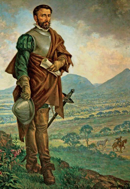Imperio_e's tweet photo. 6 de agosto 1538: en la actual Colombia 🇨🇴, tras haber derrotado a los Muiscas y conquistado la Sabana de Bogotá, el explorador español Gonzalo Jiménez de Quesada funda la ciudad de Santa Fe de Bogotá, con la construcción de doce bohíos y una capilla en el sitio llamado Thybzaca. https://t.co/6Z1JxFKyFx