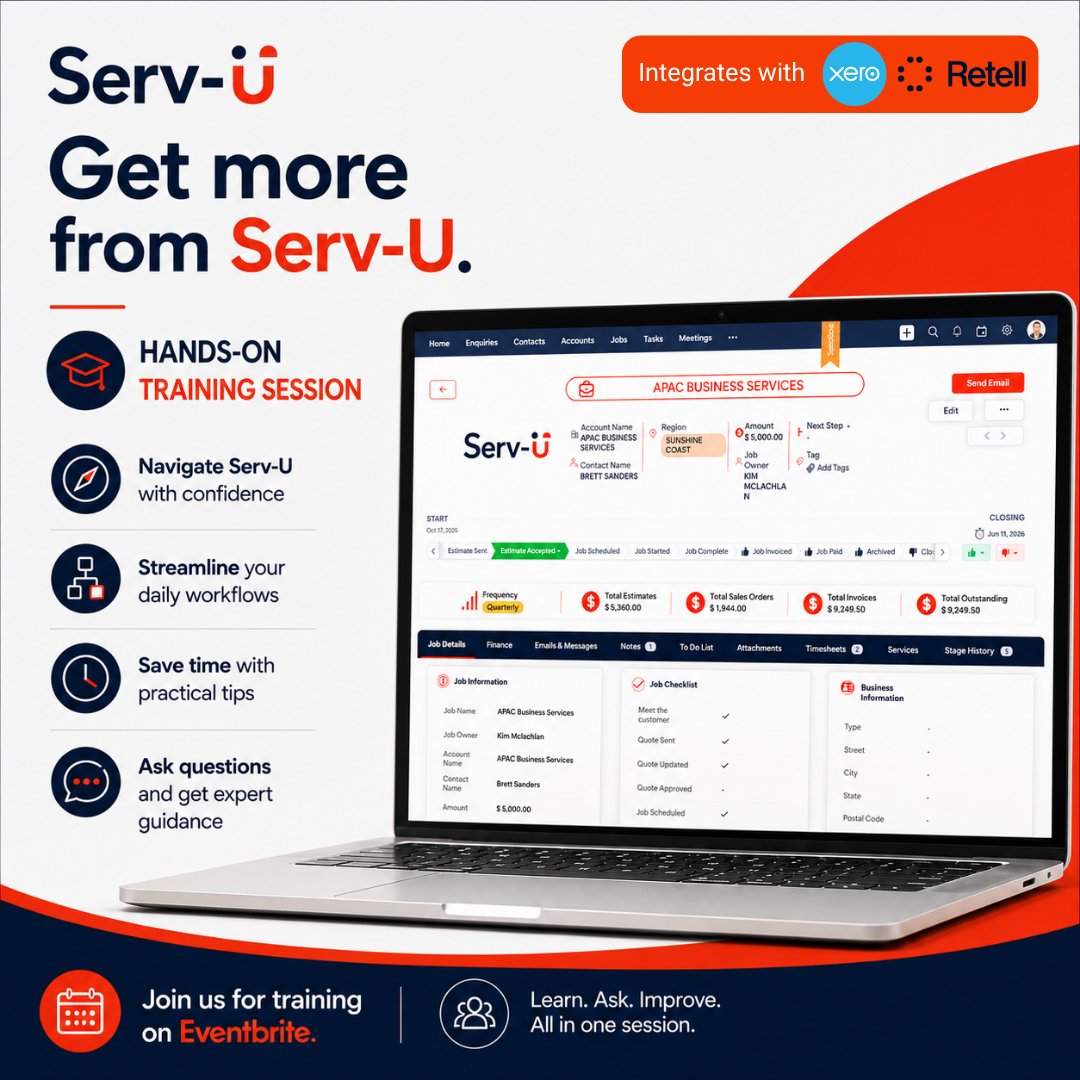 DynamicDigital5's tweet photo. 🚀 Ready to get more from Serv-U?
If you use Serv-U in your business, this training is the fastest way to improve your productivity and ensure you're making the most of your investment.
🎟️ Reserve: https://t.co/I4429A2dDw
#ZohoPartner #Zoho #ZohoCRM #ZohoOne #ServU https://t.co/gQbLgy4rPN