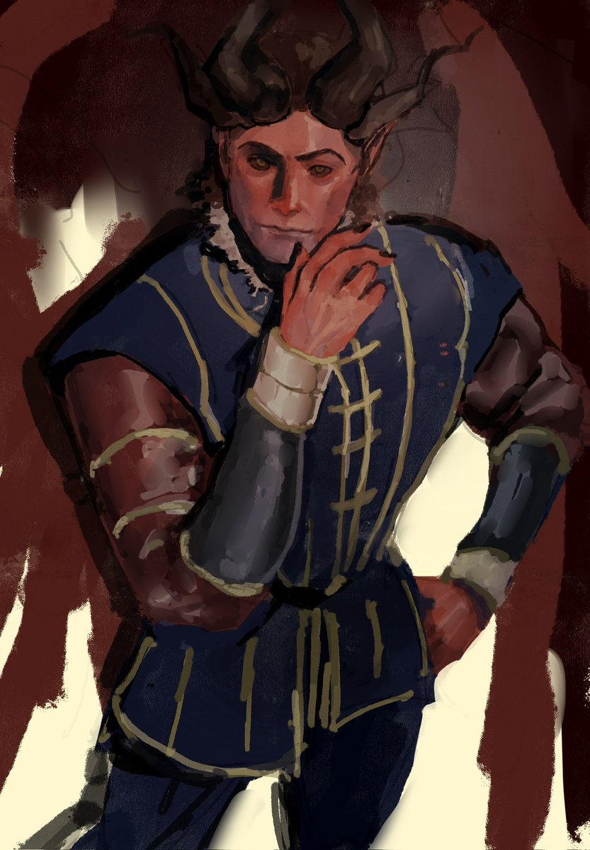 SolA_0221's tweet photo. A devil you know

#BaldursGate3 #Raphael #bg3 https://t.co/Ts0BEtXG40