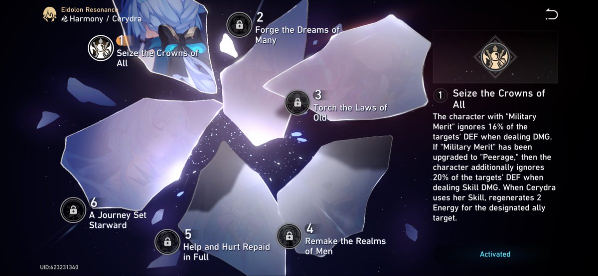 minjunnie03's tweet photo. Acquired E1 Cerydra in exactly 80 pulls!! https://t.co/Gfla9RGvgo