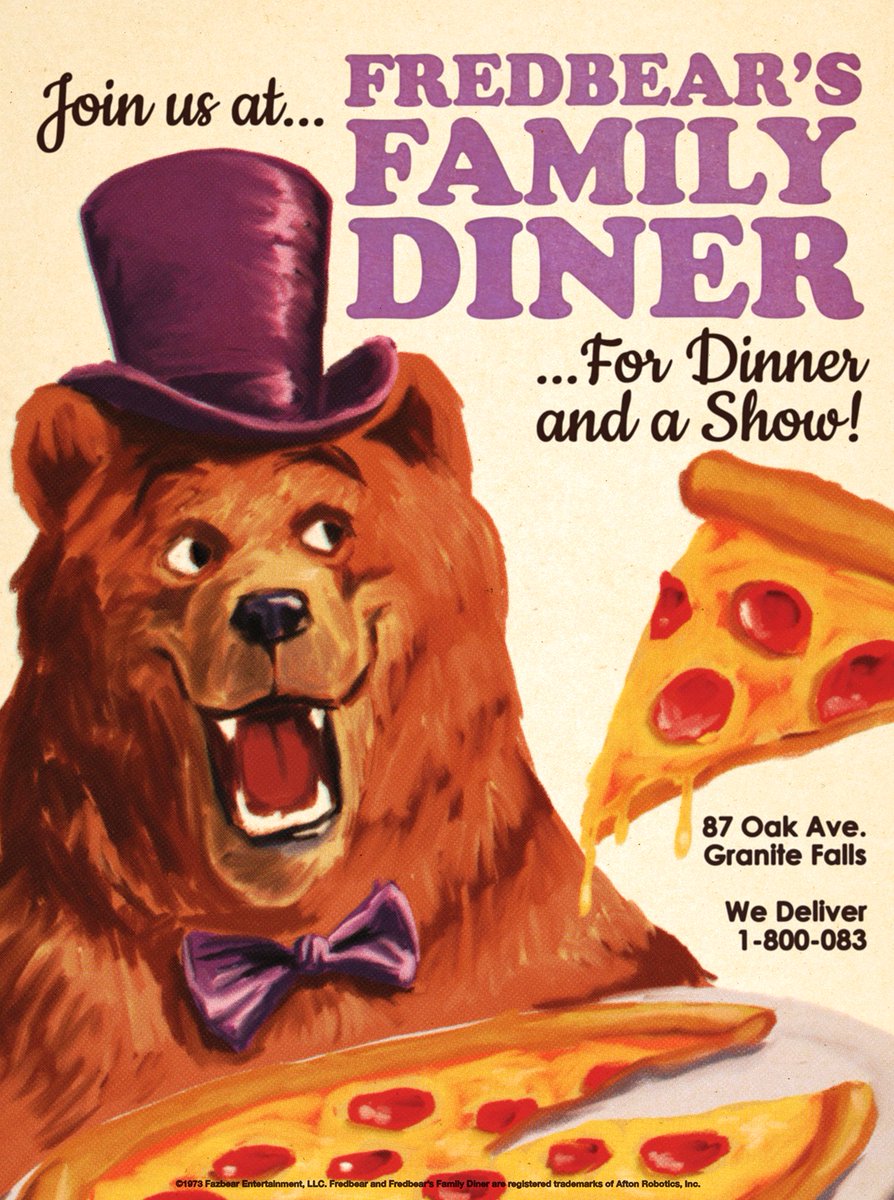 HarryGoldArtist's tweet photo. Freddy's ad c. 1973 https://t.co/P0xnb0pFVc