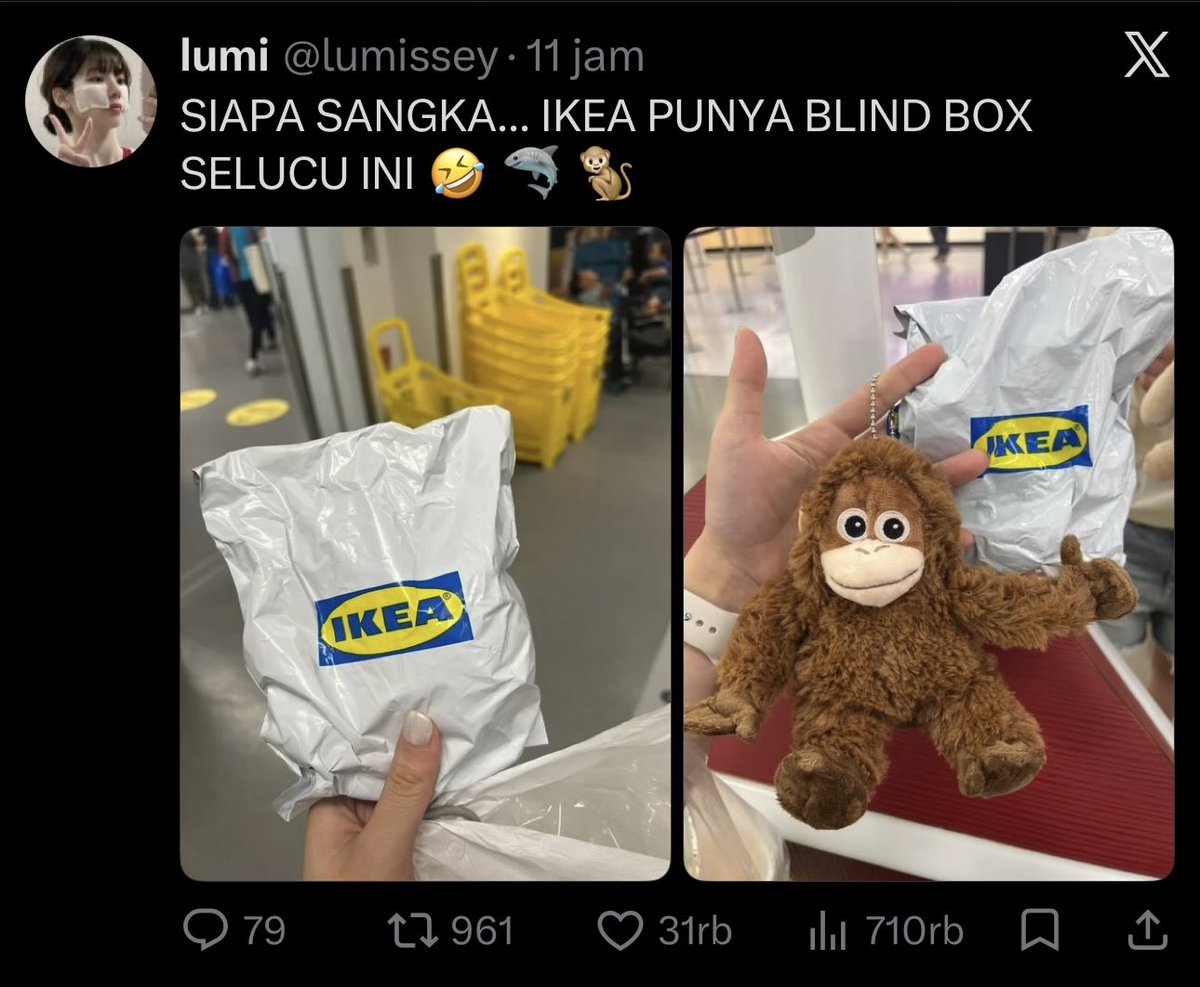 aaiswe's tweet photo. ikea ada blind box ucul banget ciii ya ampun gw bener bener baru tau loo https://t.co/pbjT6a4gZ5