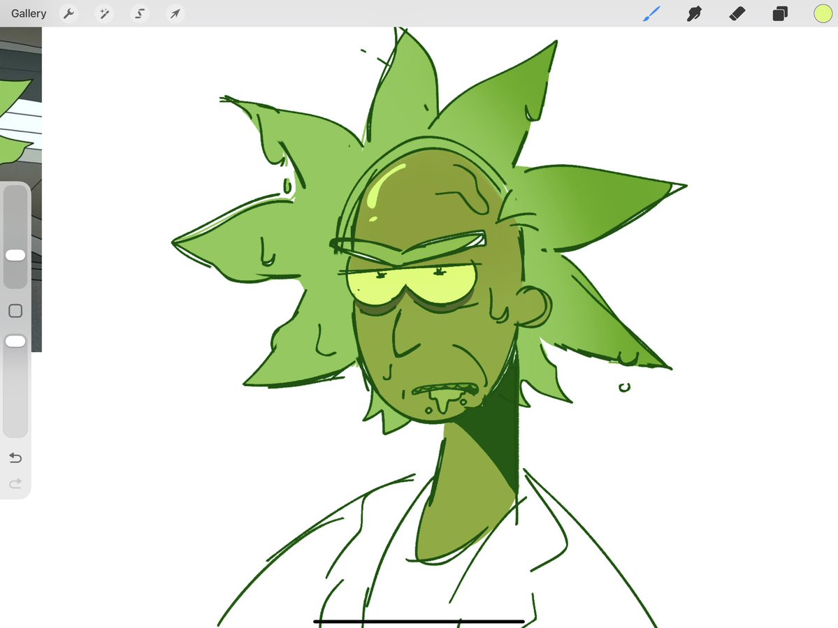 fangtrism's tweet photo. The only toxic Rick I will draw https://t.co/cqCQ7efYn9