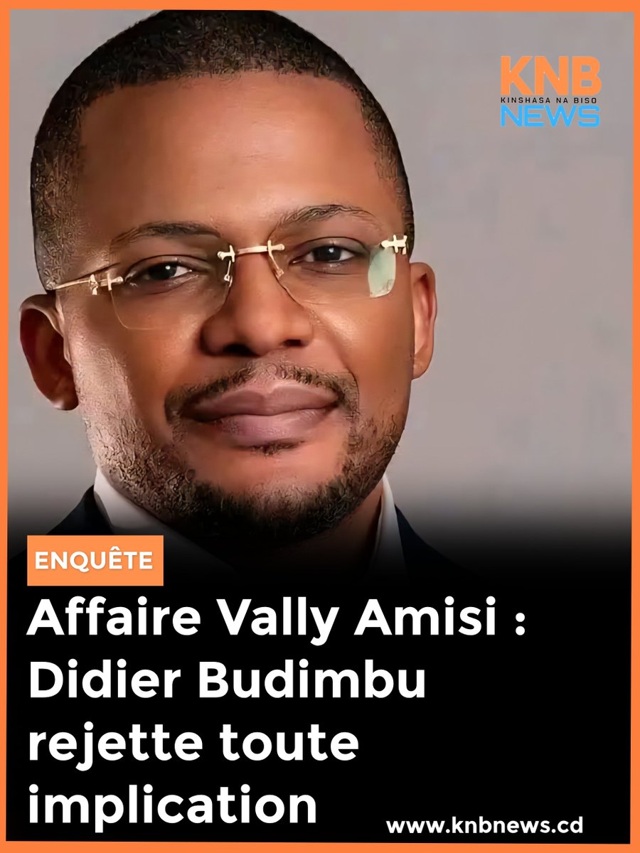 JimmyMukendi's tweet photo. Affaire Vally Amisi : Didier Budimbu rejette toute implication - KNB NEWS

https://t.co/ptkvGp1C1u https://t.co/V6D0o8PAEm