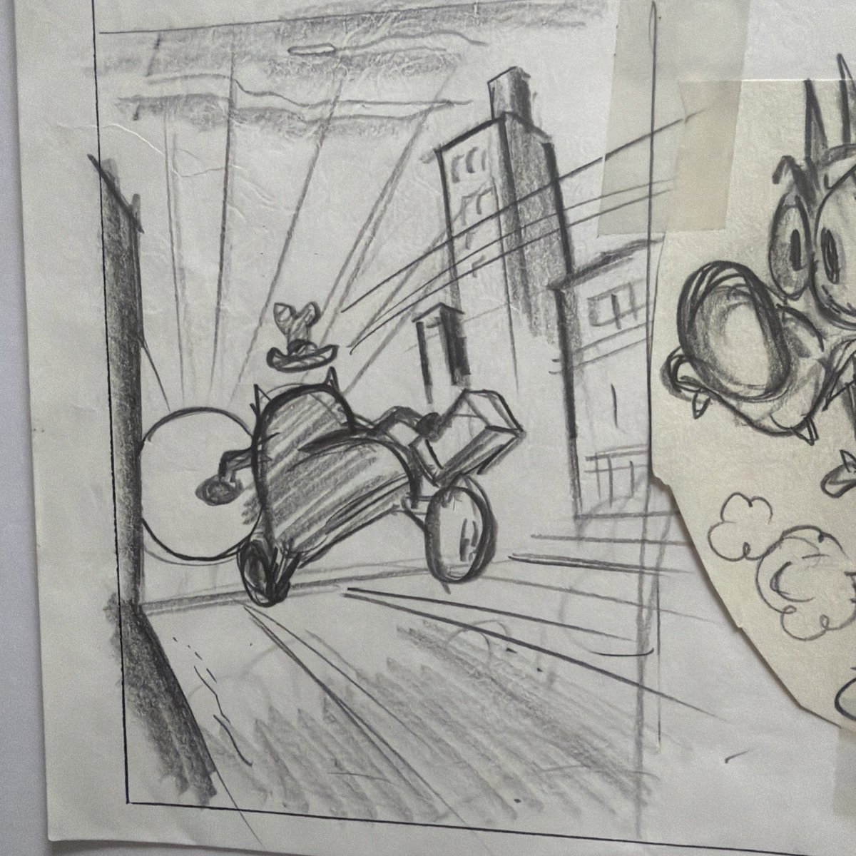 FrankForteArt's tweet photo. @SpumcoArt some Weekend Pussy Hunt drawings by Jim Smith #spumco #animationart #Storyboards @ChrisGomezania @SKINNER @UlrichArtist @PopSeq https://t.co/67EmOh5VcG
