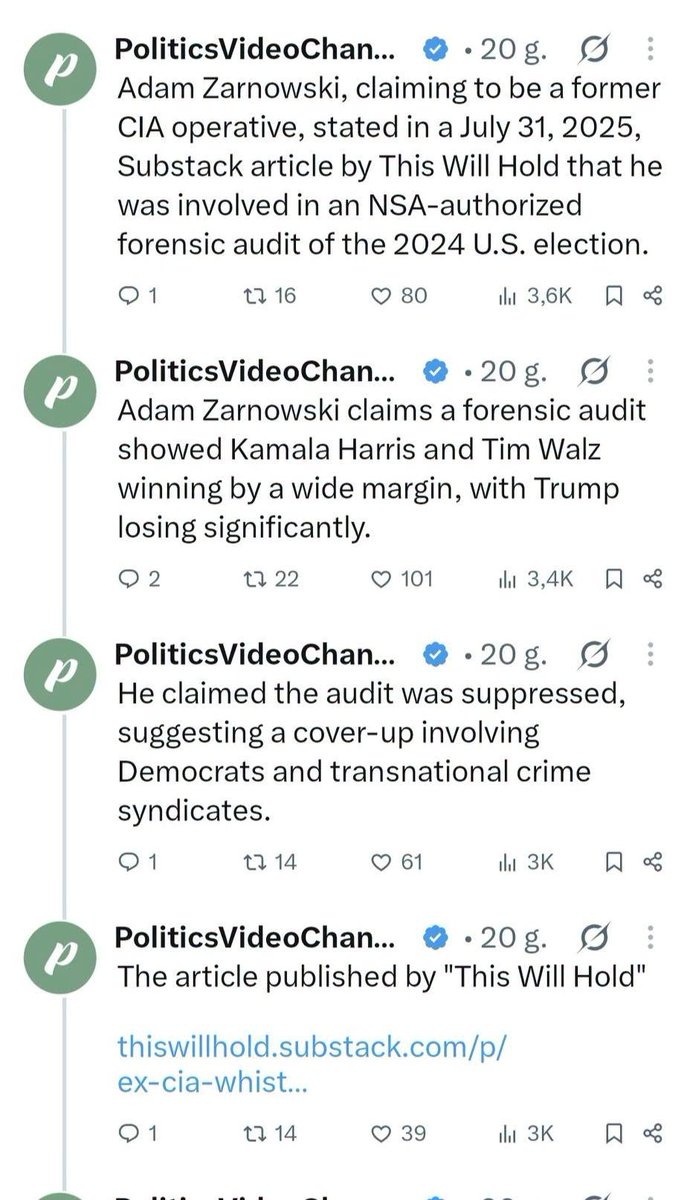 meliorist59's tweet photo. So we have proof musk and trump rigged and stole the 2024 election. Be nice if someone
#LockHimUpAlready
#HoldGOPAccountableForTreason
#ArticleIISection4NOW
#TreasonMustHaveConsequences https://t.co/slH3PLmx1u