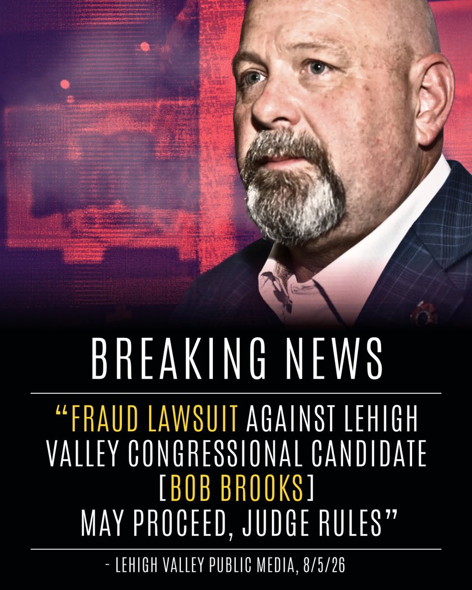 Ryan_Mackenzie's tweet photo. What kind of person tries to defraud their family TWICE? 
The answer: Bob Brooks

This fraudster stole from his in-laws, refused to pay it back (even after being ordered to by the courts), and then doubled-down on the fraud with what a lawyer for the plaintiffs calls an “outrageous” and “malicious” act of “subterfuge.”

Congress doesn’t need another conman. 

Learn more: https://t.co/KgfD1ILzbR