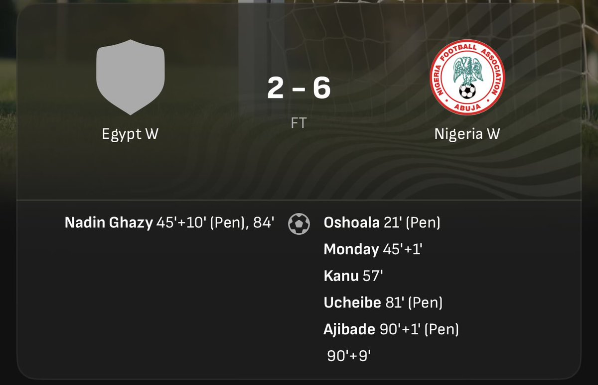_AsiwajuLerry's tweet photo. We have qualified for the WAFCON Quarter Finals!!! What a superb performance, what a match!! Let’s go Super Falcons! 🦅🇳🇬 https://t.co/d4lEcUGZxb