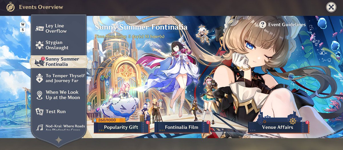 Nicollepilot's tweet photo. 🫧Sunny Summer Fontinalia event service!

Time is running out!
Don't let the event and its goodies go to waste, let me help you finish both event + story for 10€!

🫧If you want my help or have any questions simply DM me!!
#genshinpilot #genshin https://t.co/qyU8aKPtmP