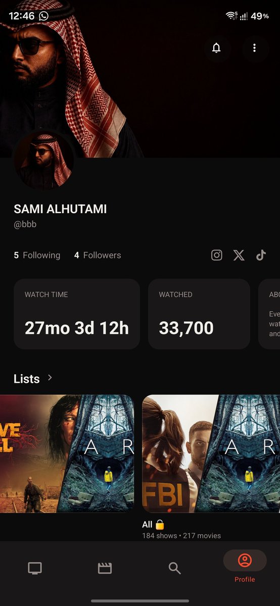 al76ami's tweet photo. @bingersapp I imported my TV time and trakt status.
It duplicated the watch time and everything. https://t.co/bfhJQk1pl8