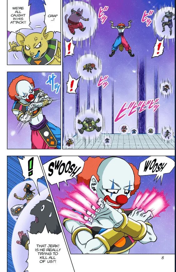 Tron5000E's tweet photo. #DBXV2 FS Ch2 if it were better:

1. Give USV Jiren 2 new supers &amp; 1 better Ult

2. Replace Belmod’s Ult attack with the one he used in the manga

3. Get rid of Goku (Mini) &amp; add 2 new playable character, like Base Toppo &amp; Bergamo, each having 2 new supers &amp; 1 new Ult https://t.co/LM181SMJS1