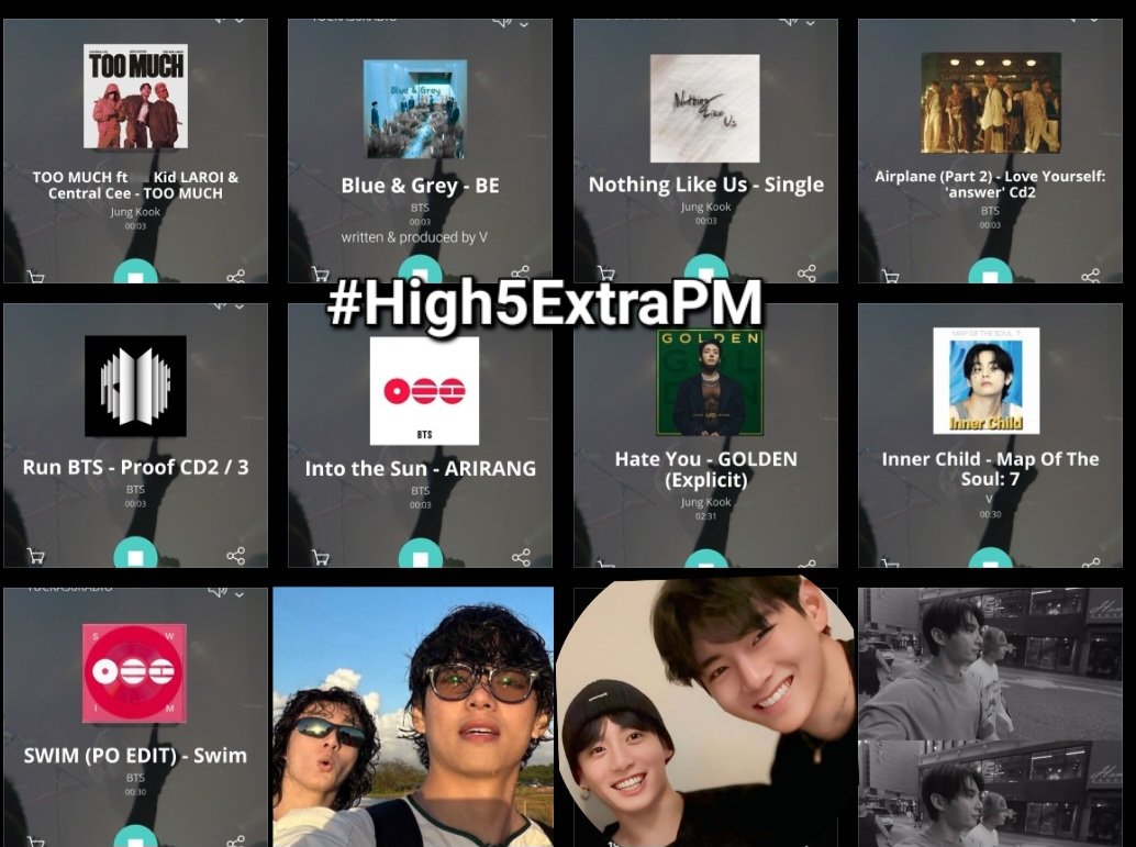 TaeKook_Radio's tweet photo. Thanks @RadioTucka56 for 🎶 by #V #JUNGKOOK &amp; #BTS tonight on the #High5ExtraPM

#TooMuch #Laroi #Cee
#BlueandGrey 
#NothingLikeUs
#AirplanePt2
#RunBts 
#IntoTheSun
#HateYou #Golden 
#InnerChild 
#SWIM #ARIRANG 

#TKRadio ✨️❤️💜🫶🤝 https://t.co/ASVzYUa9gh
