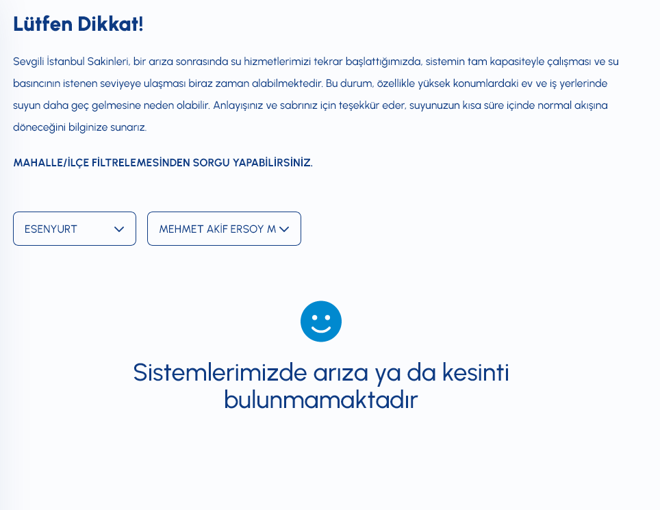 BenzeriOlan's tweet photo. Mehmet Akif Ersoy mahallesinde kesinti gözükmüyor. Ama şu anda su kesik. Ne zaman gelecek? @iski_destek https://t.co/TGkz5CTbnA