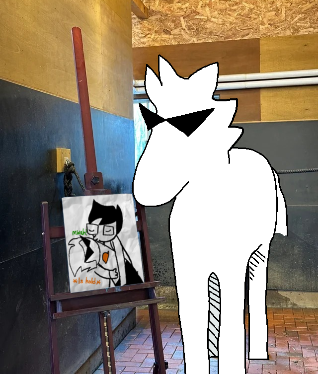 LHuxlux's tweet photo. Petah... the dirkhorse is drawing his ex again https://t.co/DyHnvqek9P